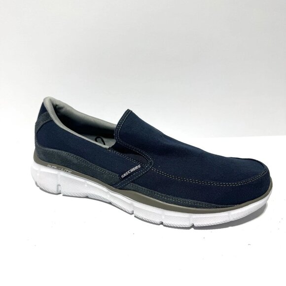 Skechers Mens Equalizer Mind Game Slip On Navy Size 10.5 M main image 2
